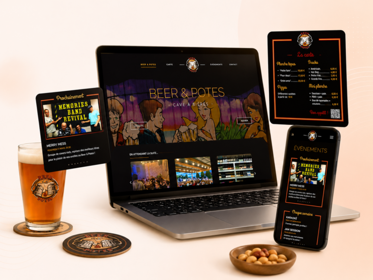 Beer & Potes — Site vitrine